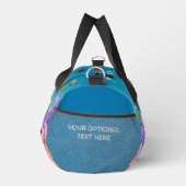 スキューバダイバー名前をカスタムする ダッフルバッグ (右)