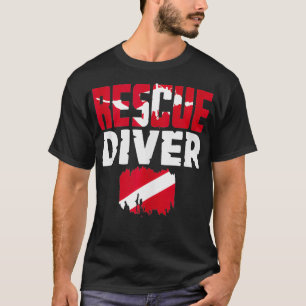 スキューバダイバー認定レスキュー潜水士1 Tシャツ