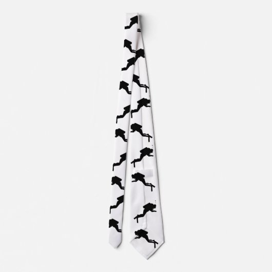 "スキューバダイバー首タイ" ネクタイ (裏面)