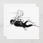 スキューバダイバー (正面/裏面)