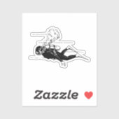 スキューバダイバー シール (シート)