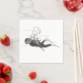 スキューバダイバー スタンダードカクテルナプキン (インサイチュ)