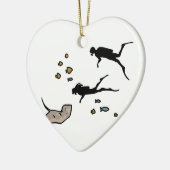 スキューバダイバー セラミックオーナメント (左)