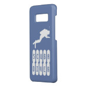 スキューバダイバー。ダイバーのケース Case-Mate iPhoneケース (裏面/左)