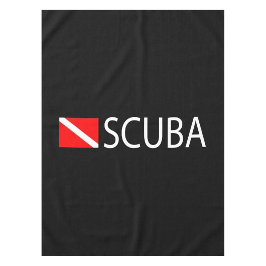スキューバダイバー テーブルクロス (正面)