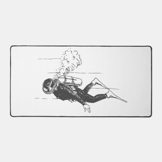 スキューバダイバー デスクマット (正面)