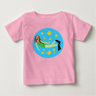 スキューバダイバー ベビーTシャツ