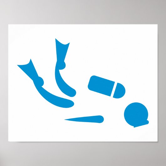 スキューバダイバー ポスター (正面)