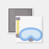 スキューバダイバー マグネット (正面/裏面)