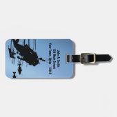 スキューバダイバー ラゲッジタグ (正面横)