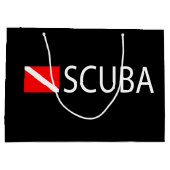 スキューバダイバー ラージペーパーバッグ (裏面)