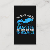 スキューバダイバー-水上競技スキューバダイビングスノークリング 名刺 (正面)