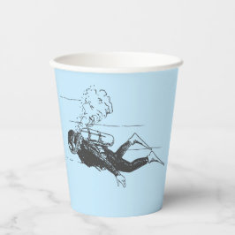 スキューバダイバー 紙コップ