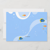 スキューバダイバーOK 招待状 (裏面)