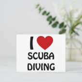 スキューバダイビングが大好き ポストカード (スタンド正面)