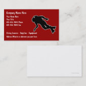 スキューバダイビングの名刺 名刺 (正面/裏面)