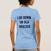 スキューバダイビングの花型女性歌手 Tシャツ (裏面)