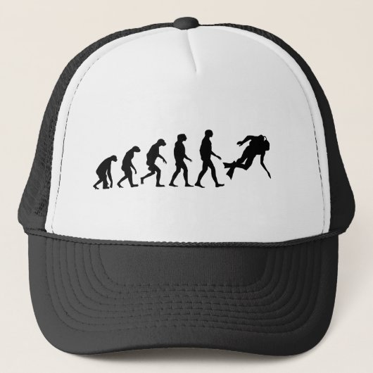 スキューバダイビングの進化 キャップ (正面)