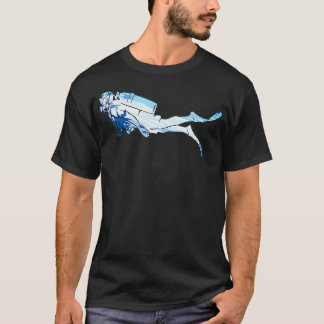 スキューバダイビングアンダーウォーターシュノーケリング海ライフScu Tシャツ