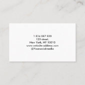 スキューバダイビングインストラクター 名刺 (裏面)