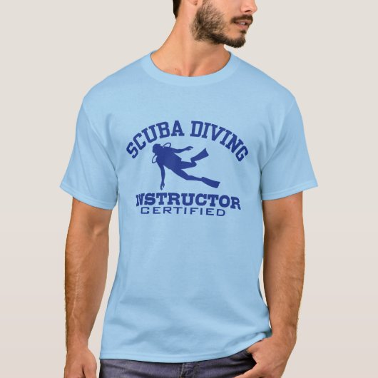 スキューバダイビングインストラクター Tシャツ (正面)