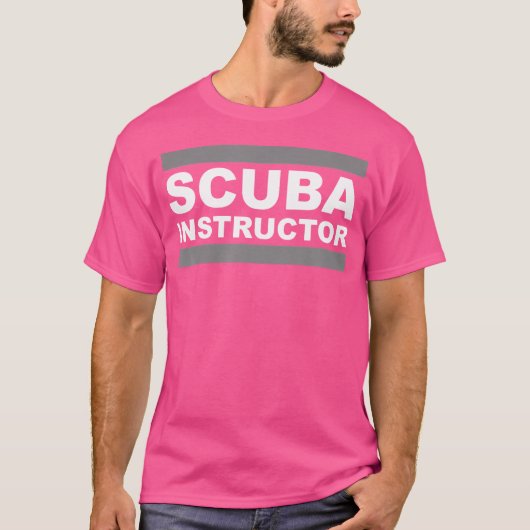 スキューバダイビングインストラクター Tシャツ (正面)
