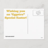 スキューバダイビングイースターエッグダウンアンダーダウン シーズンポストカード (裏面)