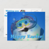 スキューバダイビングイースターエッグ シーズンポストカード (正面/裏面)