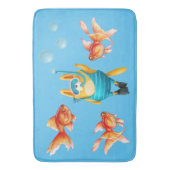 スキューバダイビングキャット バスマット (正面縦)