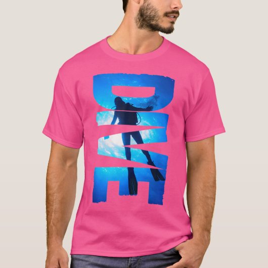 スキューバダイビングギアダイブシー海 Tシャツ (正面)