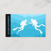 スキューバダイビングギア機器名刺 名刺 (正面)