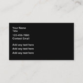 スキューバダイビングクラス及び機器 名刺 (裏面)