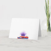 スキューバダイビングサンタ及びタツノオトシゴのクリスマスカード シーズンカード (裏面)