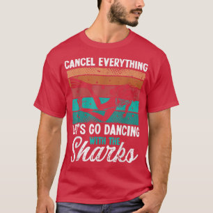 スキューバダイビングシュノーケリング踊りとシャークスキューバ Tシャツ
