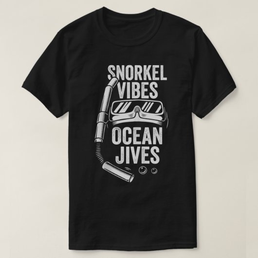 スキューバダイビングシュノーケリング1 Tシャツ (デザイン正面)