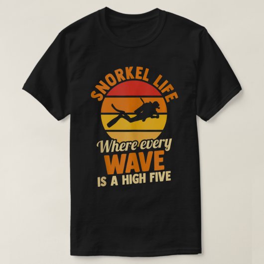 スキューバダイビングシュノーケリング7 Tシャツ (デザイン正面)
