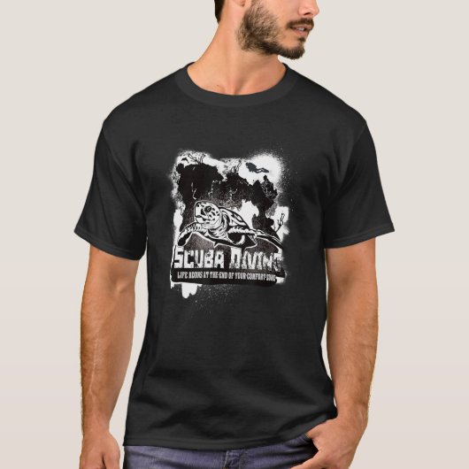 スキューバダイビングタートルリーフ1 Tシャツ (正面)