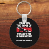 スキューバダイビングダイバーの種類はW キーホルダー (正面)