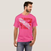 スキューバダイビングダイバーダイビング国旗 Tシャツ (正面フル)