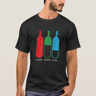 スキューバダイビングダイバーマスク海シー水中シュノーク Tシャツ