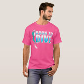 スキューバダイビングダイバー Tシャツ (正面フル)