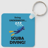 スキューバダイビングダイビングダイビング キーホルダー (裏面)