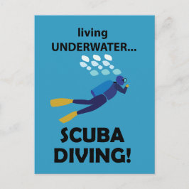スキューバダイビングダイビングダイビング ポストカード