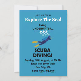 スキューバダイビングダイビングダイビング 招待状