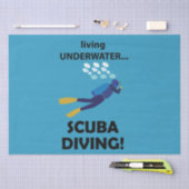 スキューバダイビングダイビングダイビング 薄葉紙 (クラフト)