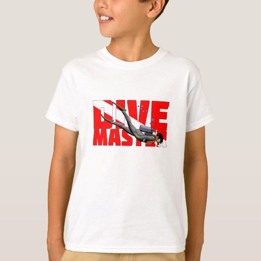 スキューバダイビングダイブマスター Tシャツ (正面)