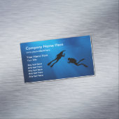 スキューバダイビングテーマ マグネット名刺 (インサイチュ)