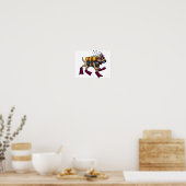 スキューバダイビングドッグポスター ポスター (キッチン)