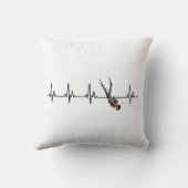 スキューバダイビングハートビート クッション (裏面)