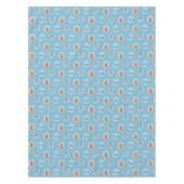 スキューバダイビングパターン – かわいいスキューバテーマ テーブルクロス (正面)